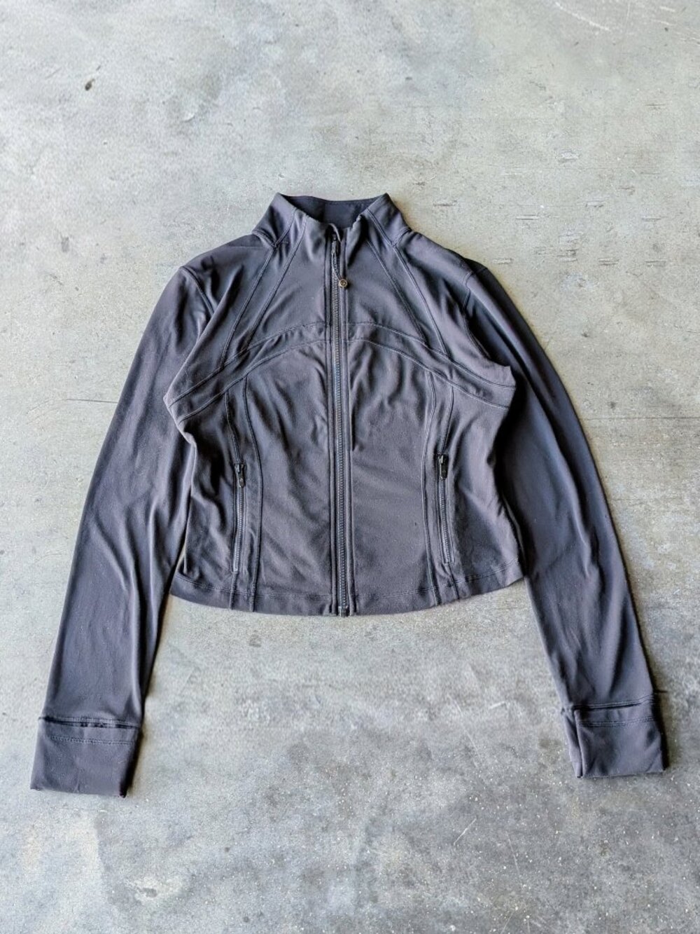 Lululemon Define Cropped Jacket Nulu Black size 10